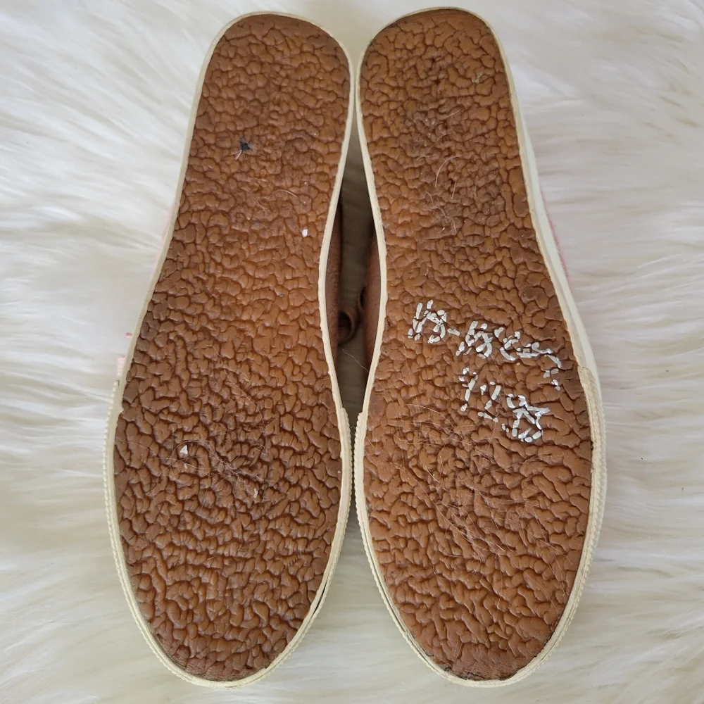 Superga Pink Calf Hair Platform Lace-Up Sneakers Sz W10/M8.5 EUC S009KN0 UNISEX - Picture 10 of 10